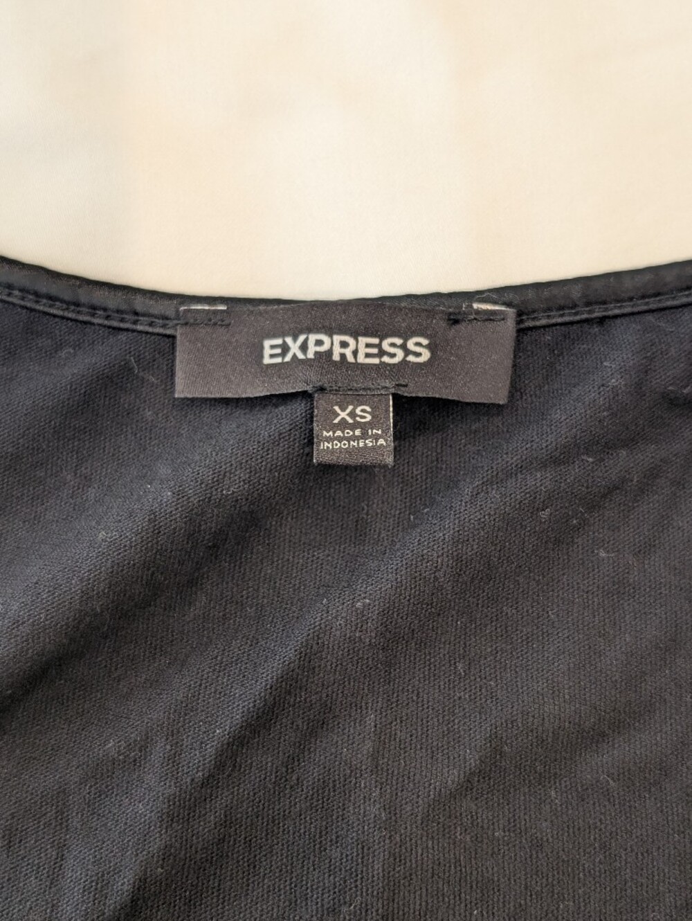 Express Black Sequin Tank Top - Picture 3 of 4